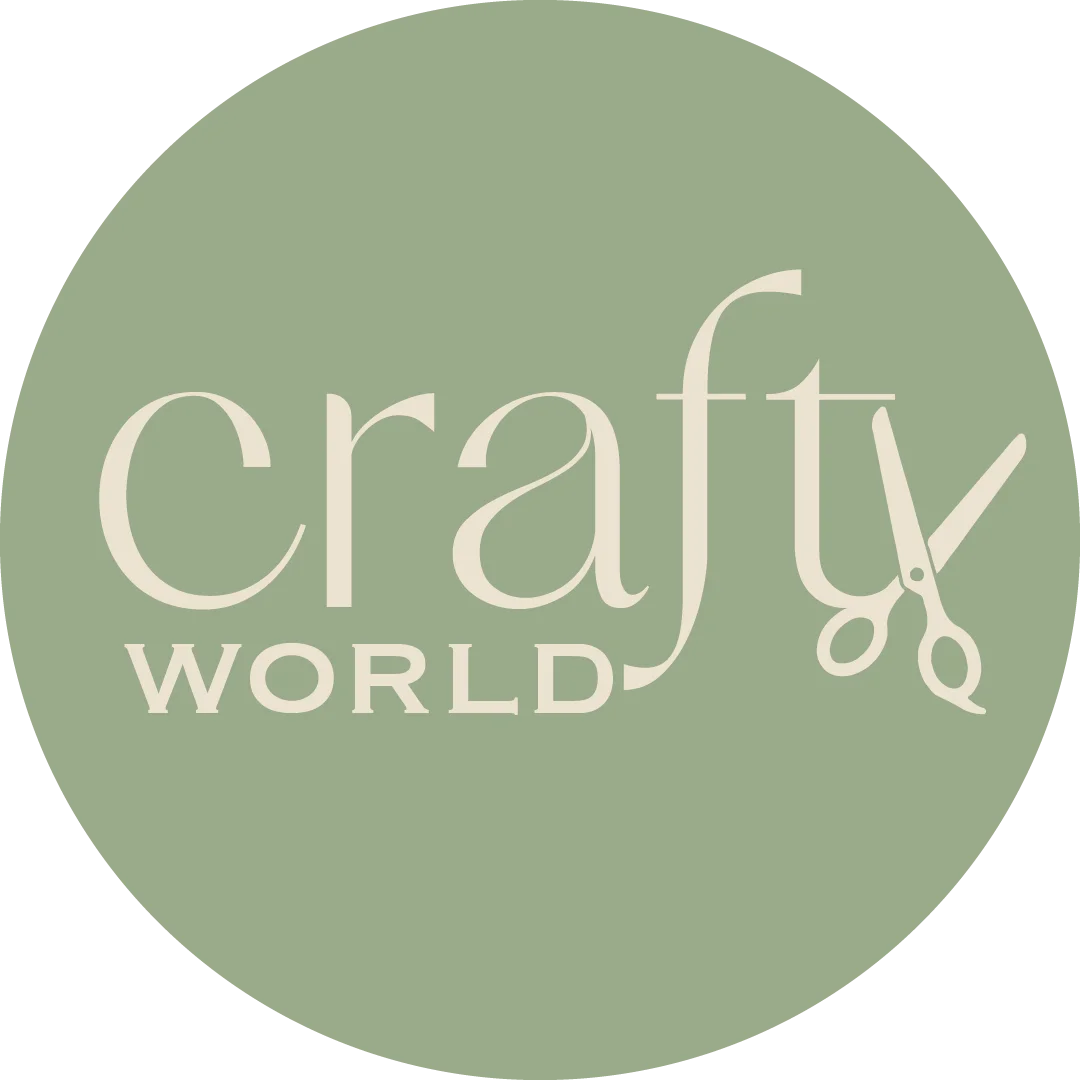 CraftyWorld logo verde salvia